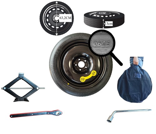 Ruotino scorta per bmw - di, 17"