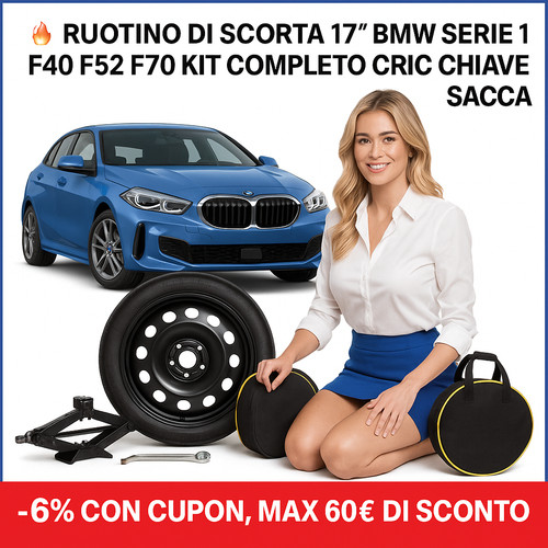 Ruotino scorta 17 - ruotino, bmw