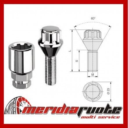 K101 kit bulloni antifurto - k101,