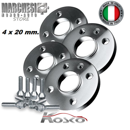 Kit distanziali ruote mm - 20,