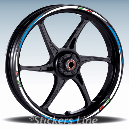 Adesivi ruote moto strisce